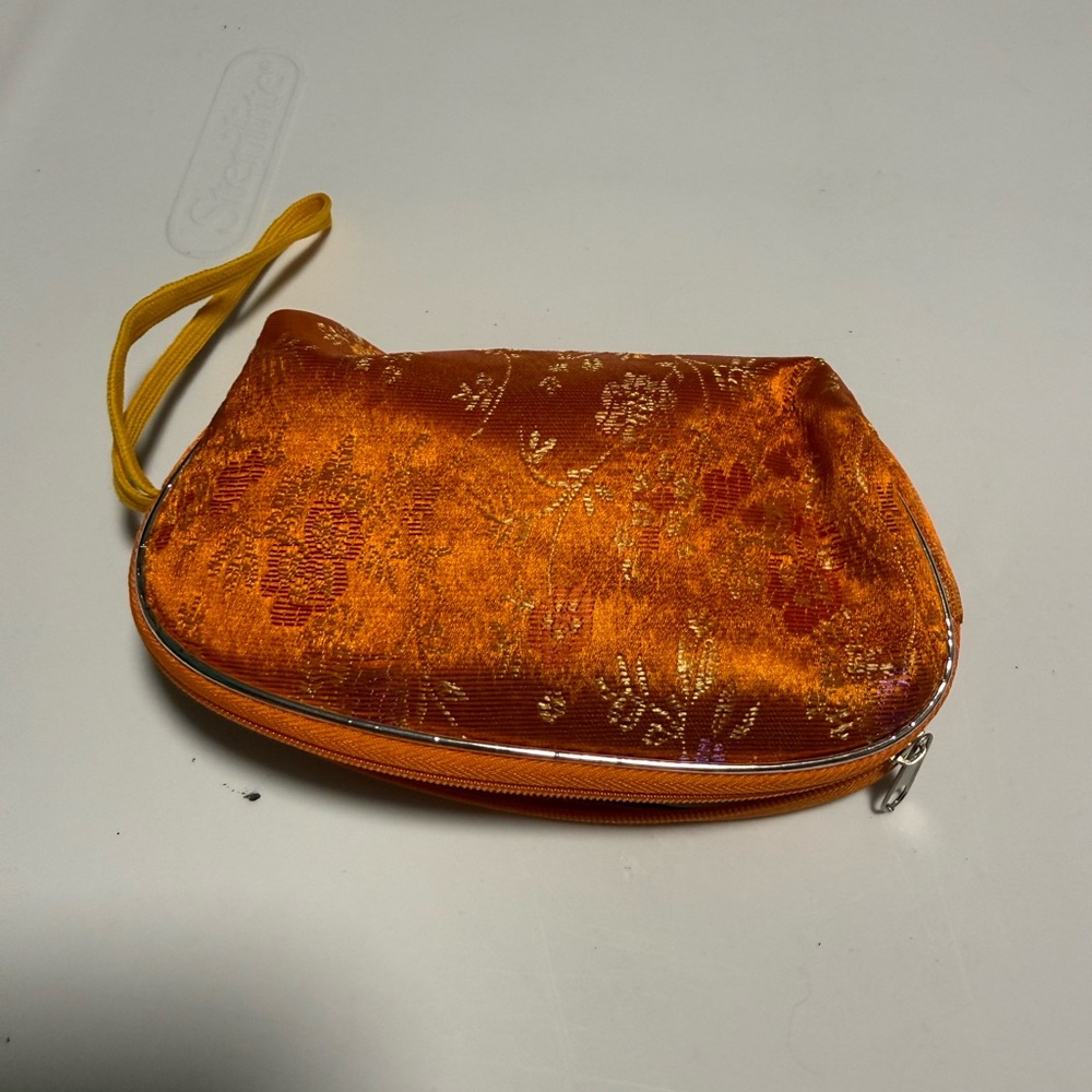 Elegant Orange Clutch Bag